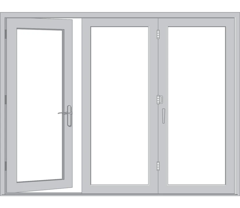 Allentown Pella Architect Reserve Series Contemporary Bifold Patio Door